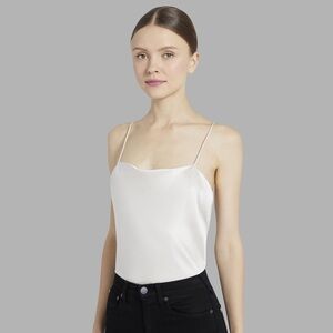 Alice & Olivia HARMON SLIP TANK  Champagne